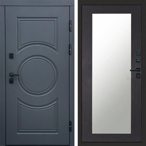 Входная дверь Termo-Door Сфера - Зеркало Триумф венге