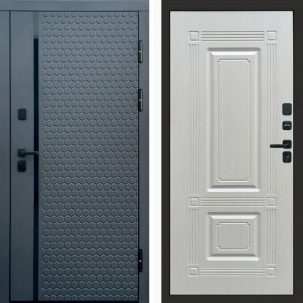 Входная дверь Termo-Door Simple Графит - Мадрид Лиственница