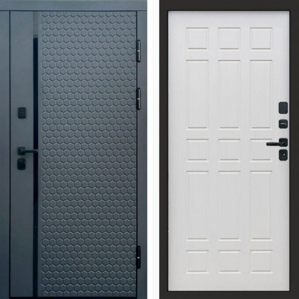 Входная дверь Termo-Door Simple Графит - Спарта лиственница