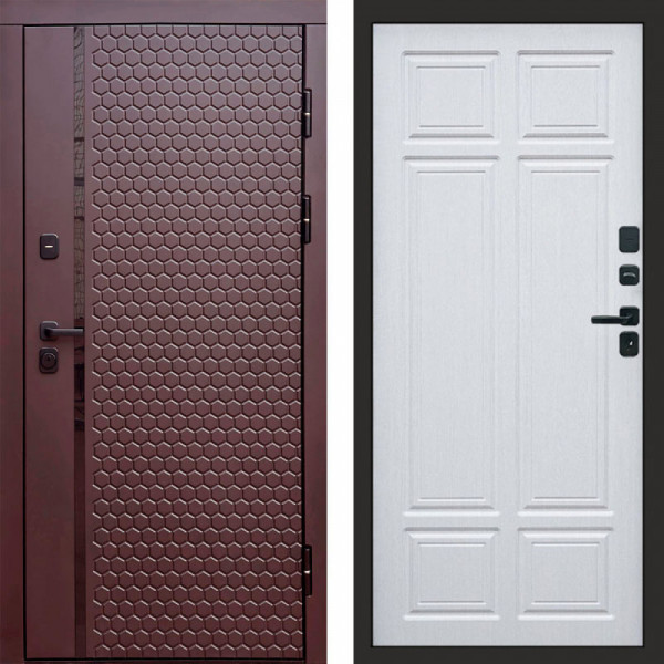 Входная дверь Termo-Door Simple Шоколад - Без серии Лиственница премиум