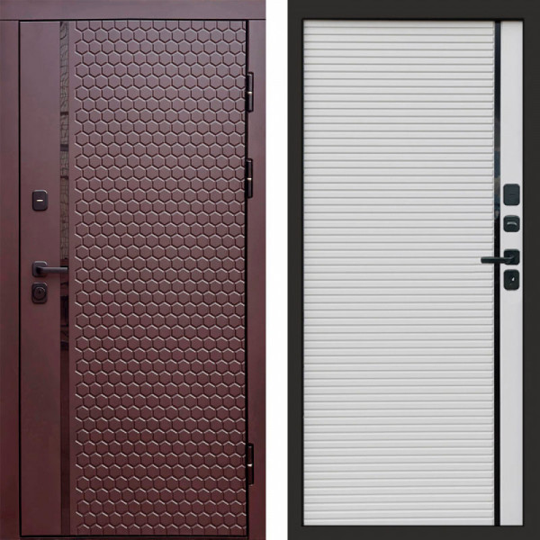 Входная дверь Termo-Door Simple Шоколад - Porte white