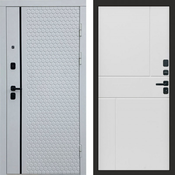 Входная дверь Termo-Door Simple White - Горизонт белый