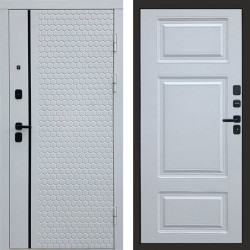 Входная дверь Termo-Door Simple White - Лион Белый софт