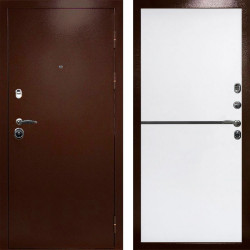 Входная дверь Termo-Door Техно Медь Антик - Нео White
