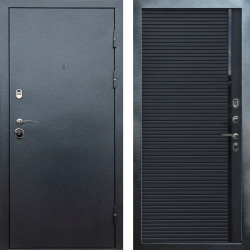 Входная дверь Termo-Door Техно Серебро Антик - Porte black