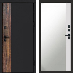 Входная дверь Termo-Door Тор - Зеркало Фацет Белый софт