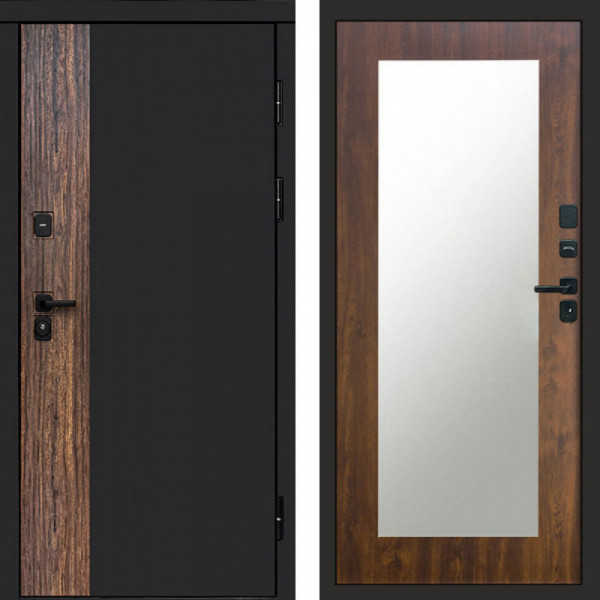 Входная дверь Termo-Door Тор - Зеркало Триумф дуб