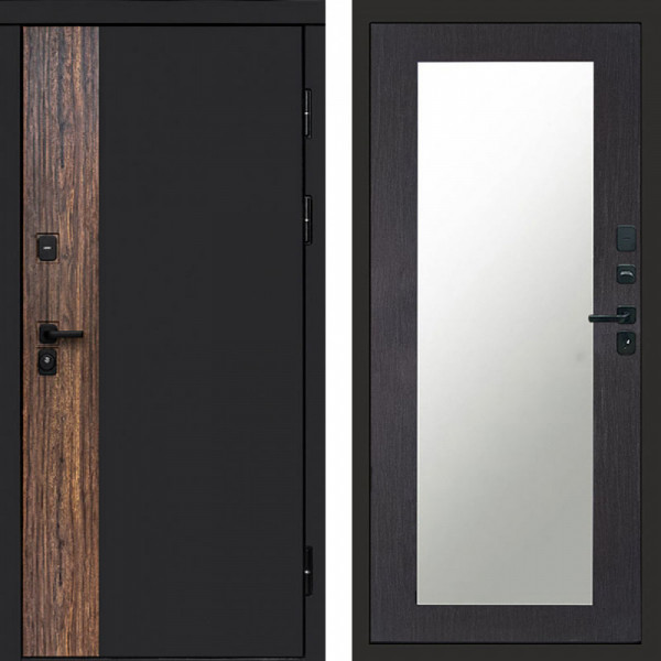 Входная дверь Termo-Door Тор - Зеркало Триумф венге