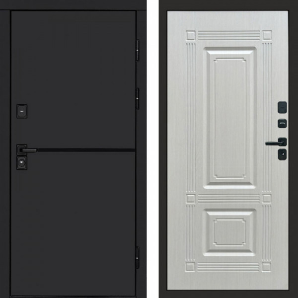 Входная дверь Termo-Door Тренд Black - Мадрид Лиственница