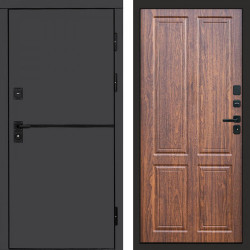 Входная дверь Termo-Door Тренд Графит - Без серии Орех стандарт