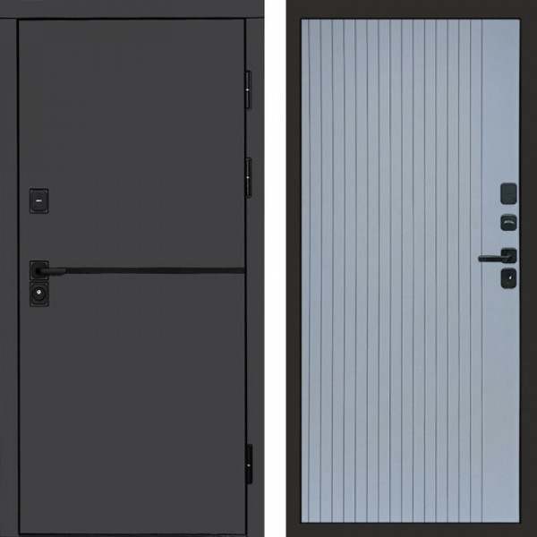 Входная дверь Termo-Door Тренд Графит - Flat Grey софт