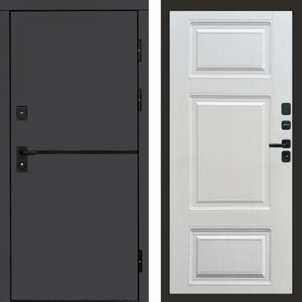 Входная дверь Termo-Door Тренд Графит - Лион Лиственница
