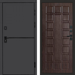 Входная дверь Termo-Door Тренд Графит - Престиж венге