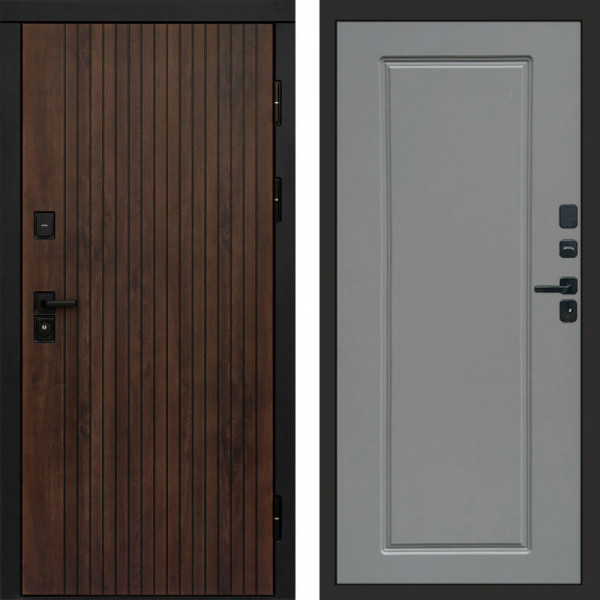 Входная дверь Termo-Door Твист Ультра - Гранд Grey софт