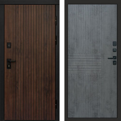 Входная дверь Termo-Door Твист Ультра - Мастино Бетон темный