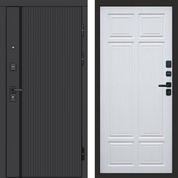 Входная дверь Termo-Door Урбан Black - Без серии Лиственница премиум