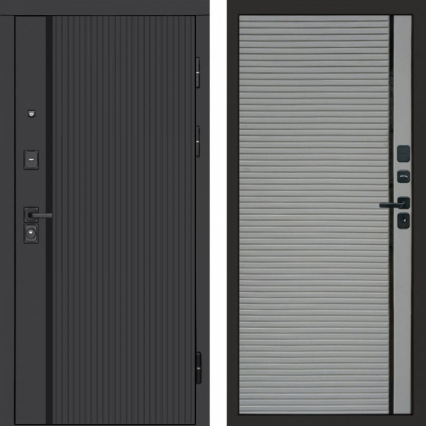 Входная дверь Termo-Door Урбан Black - Porte Grey софт