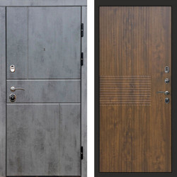 Входная дверь Termo-Door Вертикаль Бетон Темный - Мастино Дуб