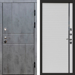 Входная дверь Termo-Door Вертикаль Бетон Темный - Porte white