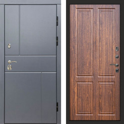 Входная дверь Termo-Door Вертикаль Grey - Без серии Орех стандарт