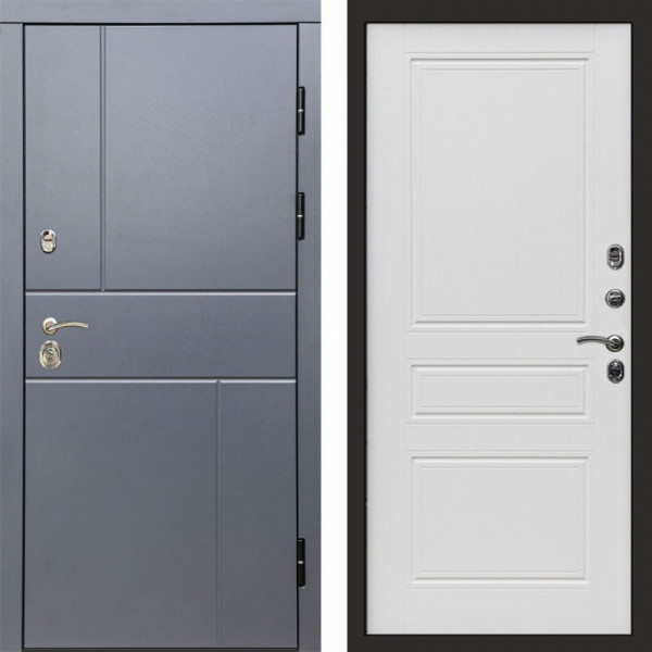 Входная дверь Termo-Door Вертикаль Grey - Классика лиственница