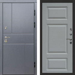 Входная дверь Termo-Door Вертикаль Grey - Лион Grey софт