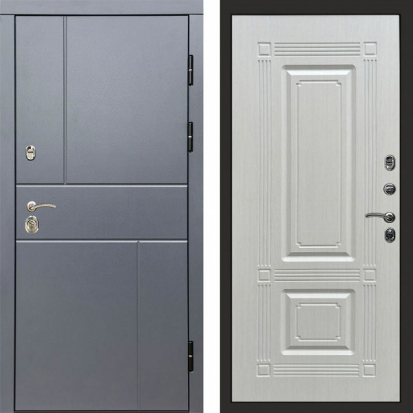 Входная дверь Termo-Door Вертикаль Grey - Мадрид Лиственница