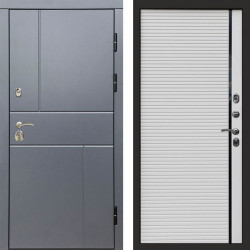 Входная дверь Termo-Door Вертикаль Grey - Porte white