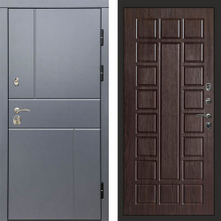 Входная дверь Termo-Door Вертикаль Grey - Престиж венге