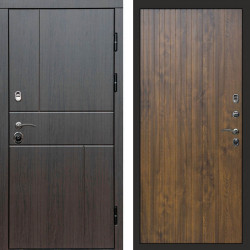 Входная дверь Termo-Door Вертикаль Венге - Flat Дуб