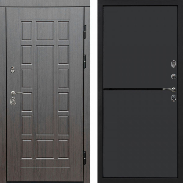 Входная дверь Termo-Door Виргиния Венге - Нео Графит
