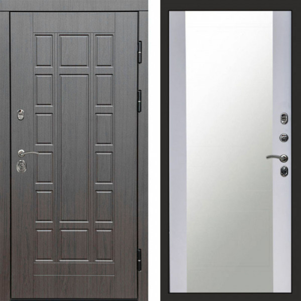 Входная дверь Termo-Door Виргиния Венге - Зеркало белый софт