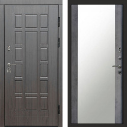 Входная дверь Termo-Door Виргиния Венге - Зеркало бетон темный