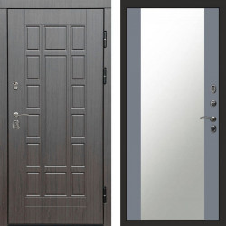 Входная дверь Termo-Door Виргиния Венге - Зеркало Grey Софт