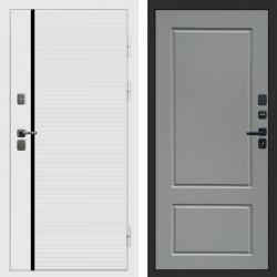 Входная дверь Termo-Door White Line - Марсель Grey софт