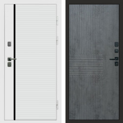 Входная дверь Termo-Door White Line - Мастино Бетон темный
