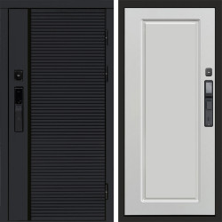 Входная дверь Termo-Door Смарт Black Line - Гранд Белый софт