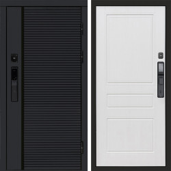 Входная дверь Termo-Door Смарт Black Line - Классика белое дерево