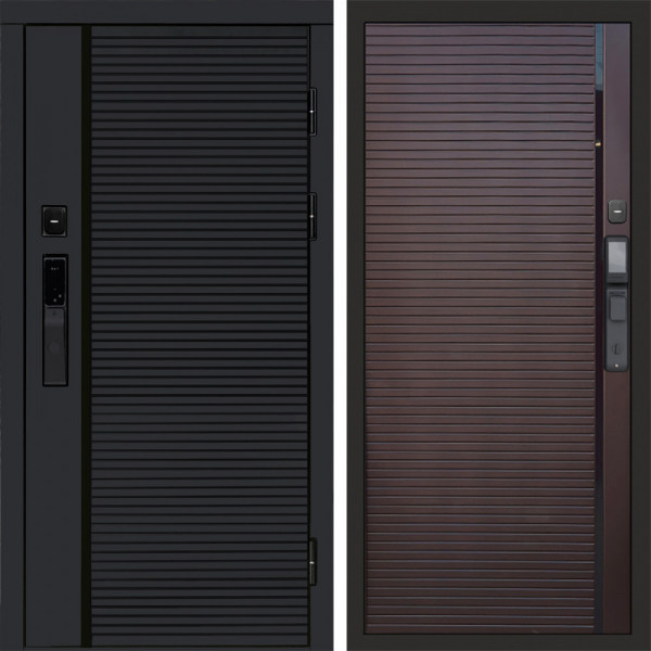 Входная дверь Termo-Door Смарт Black Line - Porte Шоколад