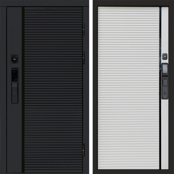 Входная дверь Termo-Door Смарт Black Line - Porte white