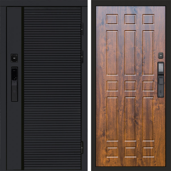 Входная дверь Termo-Door Смарт Black Line - Спарта дуб