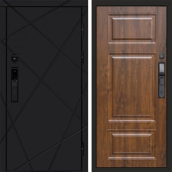Входная дверь Termo-Door Смарт Лучи Black - Лион Дуб