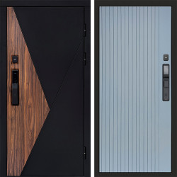 Входная дверь Termo-Door Смарт Матрикс - Flat Grey софт
