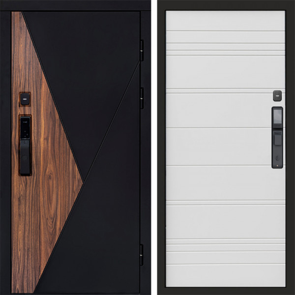 Входная дверь Termo-Door Смарт Матрикс - Лучи White line