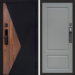 Входная дверь Termo-Door Смарт Матрикс - Марсель Grey софт