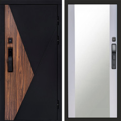 Входная дверь Termo-Door Смарт Матрикс - Зеркало белый софт