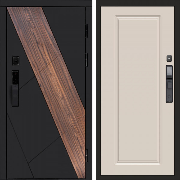 Входная дверь Termo-Door Смарт Нова - Гранд Слоновая кость