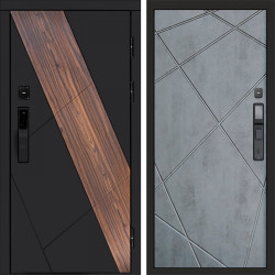 Входная дверь Termo-Door Смарт Нова - Лучи бетон темный