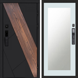 Входная дверь Termo-Door Смарт Нова - Зеркало Триумф Белый софт