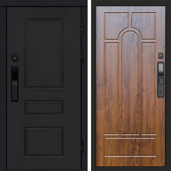 Входная дверь Termo-Door Смарт Орегон Black - Арка дуб